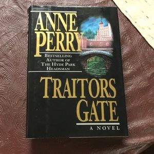“Traitors Gate” novel by Anne Perry hardback book